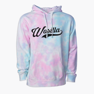 Wasilla Alaska Vintage Team Premium Tie-Dye Hoodie