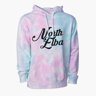 North Elba New York Vintage Team Premium Tie-Dye Hoodie
