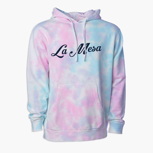 La Mesa California Vintage Team Premium Tie-Dye Hoodie