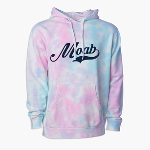 Moab Utah Vintage Team Premium Tie-Dye Hoodie