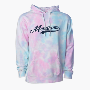 Mendham New Jersey Vintage Team Premium Tie-Dye Hoodie