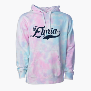Elyria Ohio Vintage Team Premium Tie-Dye Hoodie