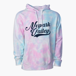 Newark Valley New York Vintage Team Premium Tie-Dye Hoodie