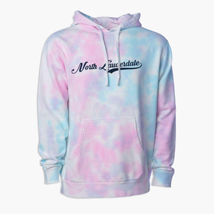 North Lauderdale Florida Vintage Team Premium Tie-Dye Hoodie