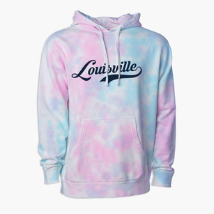 Louisville New York Vintage Team Premium Tie-Dye Hoodie