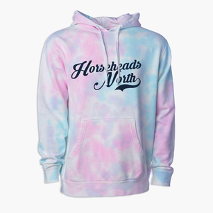 Horseheads North New York Vintage Team Premium Tie-Dye Hoodie
