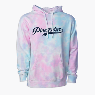 Pine Ridge Pennsylvania Vintage Team Premium Tie-Dye Hoodie