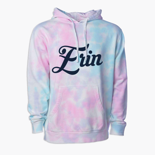 Erin New York Vintage Team Premium Tie-Dye Hoodie