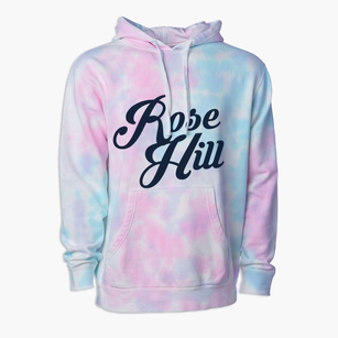 Rose Hill North Carolina Vintage Team Premium Tie-Dye Hoodie