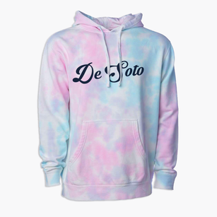 De Soto Illinois Vintage Team Premium Tie-Dye Hoodie