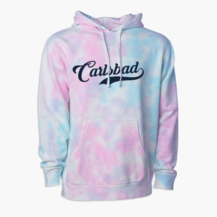 Carlsbad New Mexico Vintage Team Premium Tie-Dye Hoodie