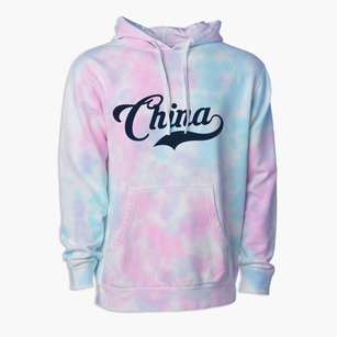 China Texas Vintage Team Premium Tie-Dye Hoodie
