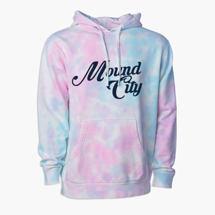 Mound City Missouri Vintage Team Premium Tie-Dye Hoodie