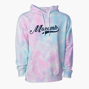 Macomb New York Vintage Team Premium Tie-Dye Hoodie