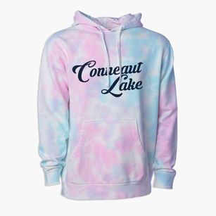 Conneaut Lake Pennsylvania Vintage Team Premium Tie-Dye Hoodie