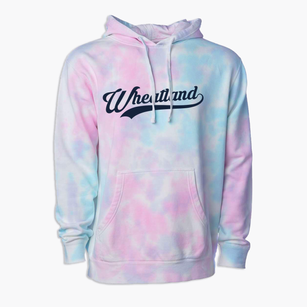 Wheatland Indiana Vintage Team Premium Tie-Dye Hoodie
