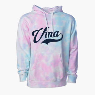 Vina Alabama Vintage Team Premium Tie-Dye Hoodie