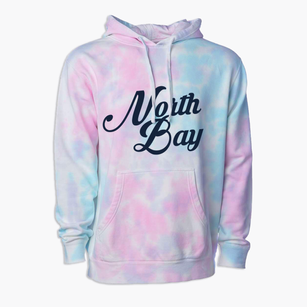 North Bay Wisconsin Vintage Team Premium Tie-Dye Hoodie