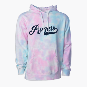 Rogers Ohio Vintage Team Premium Tie-Dye Hoodie