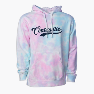 Centerville Missouri Vintage Team Premium Tie-Dye Hoodie