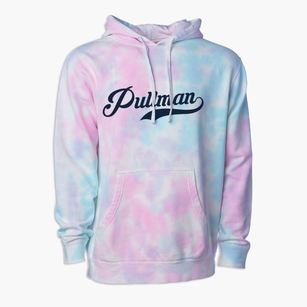Pullman West Virginia Vintage Team Premium Tie-Dye Hoodie