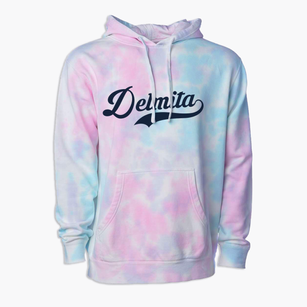 Delmita Texas Vintage Team Premium Tie-Dye Hoodie