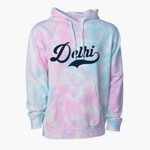 Delhi Minnesota Vintage Team Premium Tie-Dye Hoodie