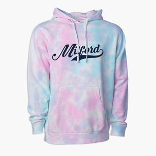 Milford Delaware Vintage Team Premium Tie-Dye Hoodie