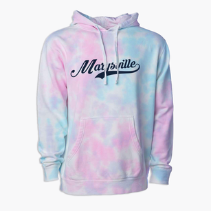 Marysville Michigan Vintage Team Premium Tie-Dye Hoodie