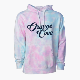Orange Cove California Vintage Team Premium Tie-Dye Hoodie