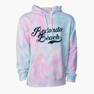 Redondo Beach California Vintage Team Premium Tie-Dye Hoodie