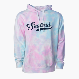 Seaford Delaware Vintage Team Premium Tie-Dye Hoodie