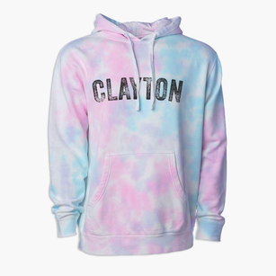 Clayton Wisconsin Timeless Retro Premium Tie-Dye Hoodie