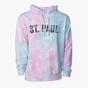 St. Paul Virginia Timeless Retro Premium Tie-Dye Hoodie