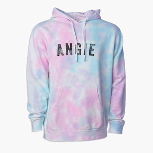 Angie Louisiana Timeless Retro Premium Tie-Dye Hoodie