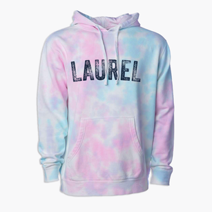 Laurel Nebraska Timeless Retro Premium Tie-Dye Hoodie