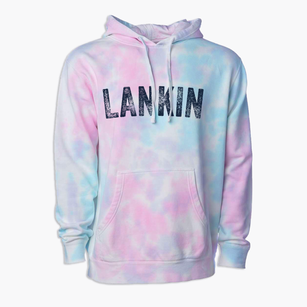 Lankin North Dakota Timeless Retro Premium Tie-Dye Hoodie