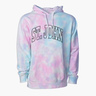 St. John Missouri Trendy Block Premium Tie-Dye Hoodie