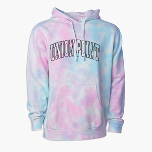 Union Point Georgia Trendy Block Premium Tie-Dye Hoodie