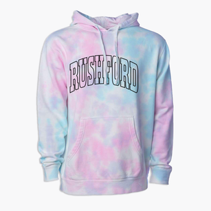 Rushford New York Trendy Block Premium Tie-Dye Hoodie