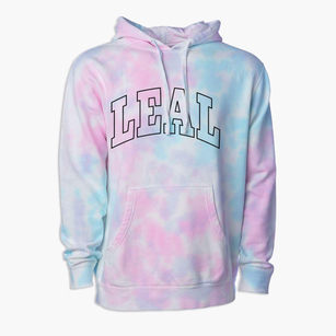 Leal North Dakota Trendy Block Premium Tie-Dye Hoodie