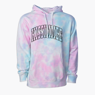 Kissimmee Florida Trendy Block Premium Tie-Dye Hoodie