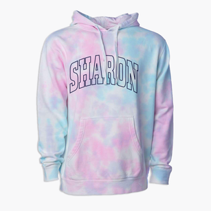 Sharon Wisconsin Trendy Block Premium Tie-Dye Hoodie