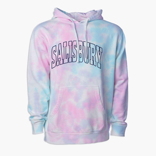 Salisbury Maryland Trendy Block Premium Tie-Dye Hoodie