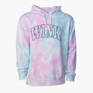 Wink Texas Trendy Block Premium Tie-Dye Hoodie
