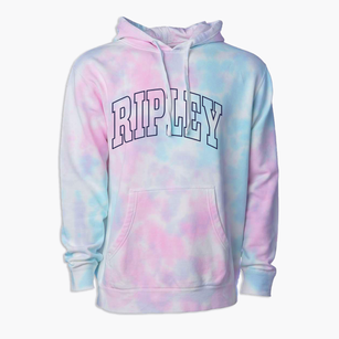 Ripley California Trendy Block Premium Tie-Dye Hoodie