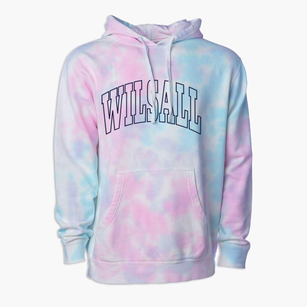 Wilsall Montana Trendy Block Premium Tie-Dye Hoodie