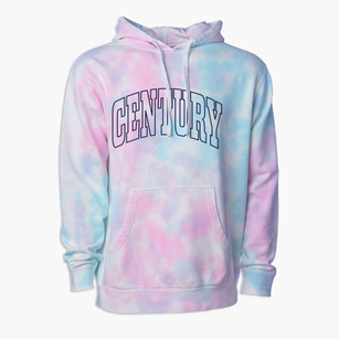 Century West Virginia Trendy Block Premium Tie-Dye Hoodie