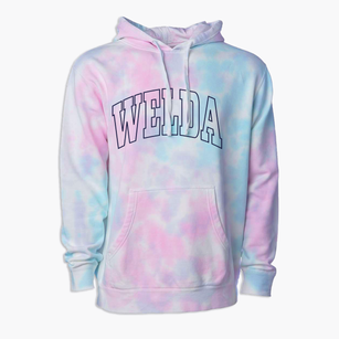 Welda Kansas Trendy Block Premium Tie-Dye Hoodie
