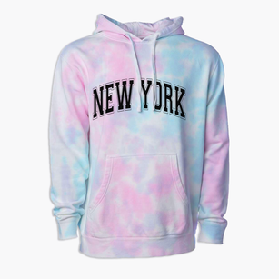 New York City New York Varsity Premium Tie-Dye Hoodie